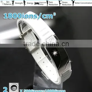 Noproblem D007 FDA Germanium Tourmaline Power Magnetic Scalar Energy Zircon Crystal Bracelet thumbnail-4