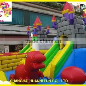 Inflatable Jump Castle/ Inflatable Air Bouncer Trampoline With Slide thumbnail-5