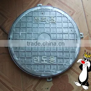 Ductile Foundry Cast Iron Manhole Covers With Frames thumbnail-4