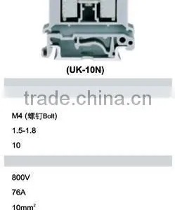 UK-6N Terminal Block Screwless thumbnail-6