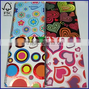 College Ruled A4 Hardcover Spiral Bound Composition Notebook thumbnail-1