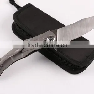 OEM S35V Handmade Military Hunting Knife Wth TC4 Titanium Alloy Handle thumbnail-4