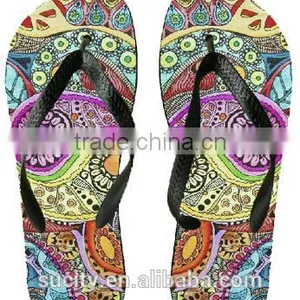 2016 Digital Printing Fashion Sandal Lady Fashion Cheap Tlip Flop High Quality Flip Fiops thumbnail-1