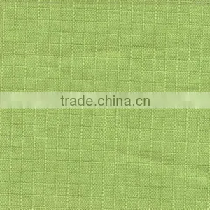Cvc Green Plaid Fabric for School Uniform thumbnail-1
