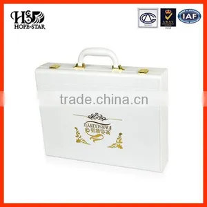 2015 Newest Style Made In China Factory Price Printing pu Leather Packaging Box thumbnail-1
