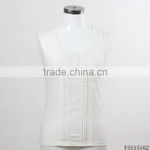 F5S15162 Women Blank Plain Tank Top thumbnail-1
