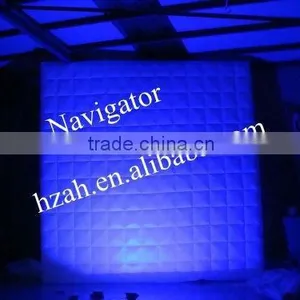 Cheap Inflatable Wall With LED Light thumbnail-1