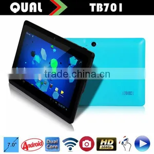 7 Inch Real 1800mah Battery Tablet Computers Q88 Dual Core 512M 4G With Latest Android 4.4 thumbnail-1