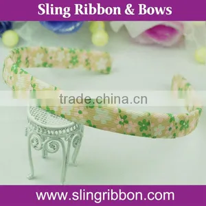 Ribbon Flowers Printed Ribbon Grosgrain Ribbon thumbnail-1