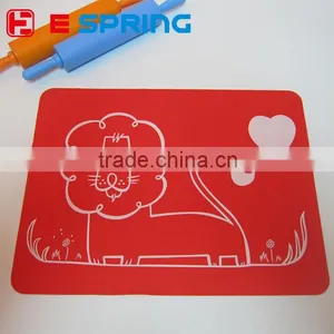 Custom Logo Printing Design Non-stick Kitchen Baking Mat Silicone thumbnail-1