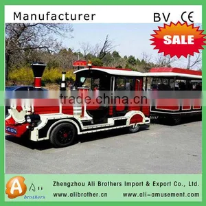 fr Outdoor Playground Amusement Park Electric Trackless Train for Sale thumbnail-1