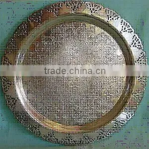 Designer Antique Charger Plate, Wholesale Charger Plate, Charger Plate in Bulk thumbnail-1