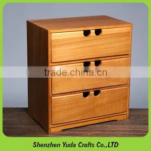 Home Used Desktop MDF Containers Set of Wooden Drawer Box thumbnail-4