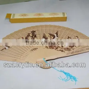 Factory Clearance Wood Fans Wooden Hand Fans thumbnail-1
