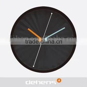 DEHENG 12 Inch Metal Wall Clock With 3D Dial thumbnail-1