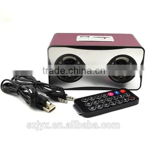 JY24 Mini Wireless Portable Remote Control Music Speaker With Built-in 500mAh Rechargeable Battery thumbnail-4