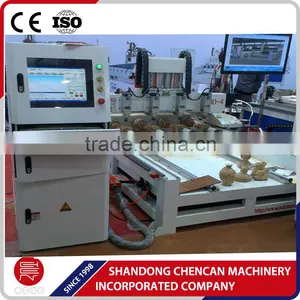 Export Custom Good Price Multi Heads 4 Axis Cnc Router 1325 Wood Cnc Router 4 Axis thumbnail-1