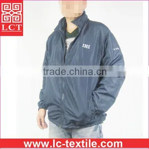 China Clothing Manufacturer Wholesale Windproof 190T Polyester Mechanic us Navy Work Jacket With Your Own Brand Print(LCTU0066) thumbnail-1