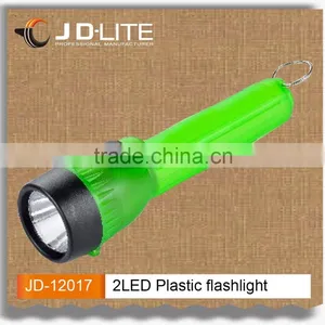Multi-colors 2 Led Infrared Flashlight Plastic Flashlight thumbnail-1
