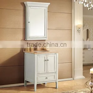 WTS-857Y Design Element Pearl White Solid Wood 30-inch Modern Bathroom Vanity Set thumbnail-2