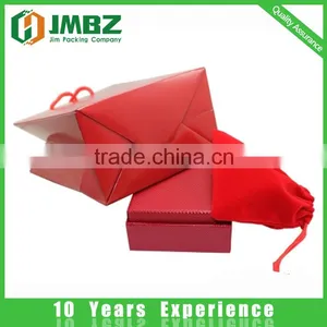 Recycled Materials Feature and Paper Material Cardboard Jewelry Packaging Box thumbnail-1