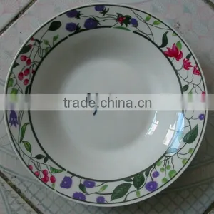 PORCELAIN PLATE AND BOWL thumbnail-1