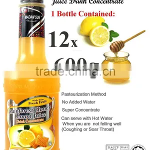 Tropical Rain-Forest Honey Lemon Juice Drink Concentrate thumbnail-3