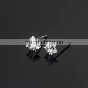 Fashion Jewelry Wholesale 925 Sterling Silver AAAAA Cubic Zirconia Stud Earring thumbnail-6