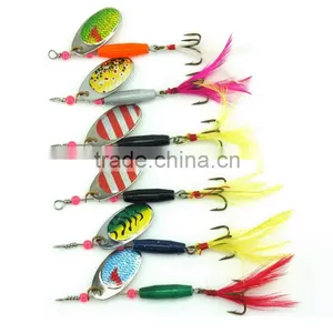 18CM 77g Hard Fishing Spinner Bait Artificial Blades for Metal Bass Fishing Lure Spoon Dressed Treble Hooks thumbnail-1