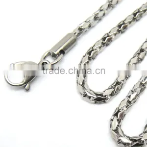 High Quality Stainless Steel 304 Fancy Long Chain Necklace thumbnail-1