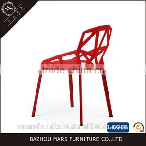 Modern Design pp Material Fast Food Restaurant Chairs thumbnail-2