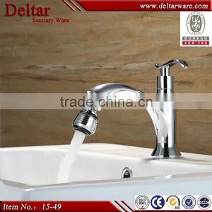 Chromed Finish Mixer Tap Single Handle Kitchen Water Heater Tap thumbnail-2