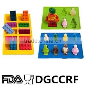 Star-Wars Storm Trooper Helmet Lego Candy Mold Minifigure Silicone Ice Cube Tray thumbnail-1
