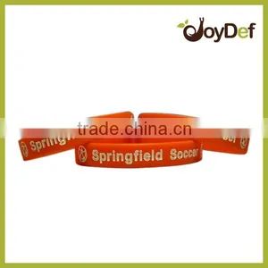 Hot Sale Personalized Promotional Debossed Printed Silicone Wristbands thumbnail-1