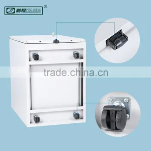 Auto-lock Function Light Gray3 Drawer Steel Mobile Cabinet thumbnail-6