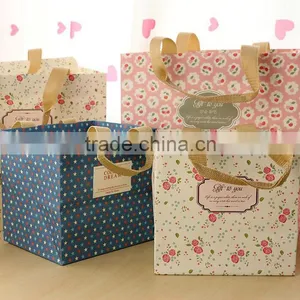 2016 Colorful Design Custom Paper Bags Craft Packaging Bags High Quality thumbnail-3