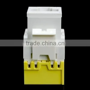 Cat 6A UL 180 Degree UTP 8P8C Connector Modular Keystone Jacks thumbnail-6