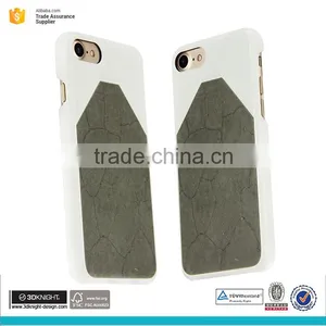 Spice Mobile Phone Cover for Iphone 7 White Cement Case Factory Price thumbnail-6