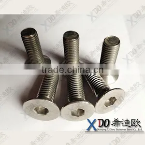 Inconel 600 UNS N06600 EN 2.4816 Alloy600 Hex Socket Countersunk Head Cap Screws thumbnail-1