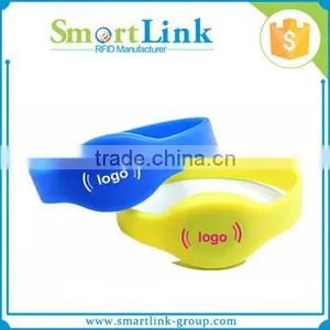 RFID Wristband for Human Resources, RFID Bracelets to Control Employee Working Hours, Wireless Connection Tracking Bangle thumbnail-1