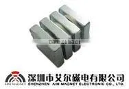 Block 1/2 " x 1/2 " x 1/16"zinc Coated High Intrinsic Coercive Force Neodymium Magnet thumbnail-1