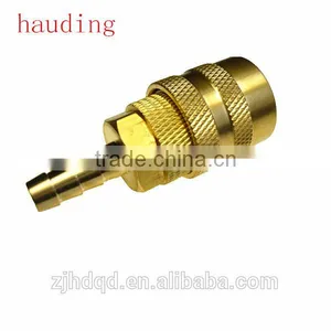 Usa Type Quick Coupler, Air Quick Coupler for Hose Barb 1/4" -3/8" BSPT Thread thumbnail-1