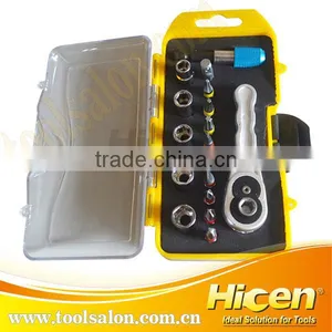 Pentagon Socket and Bit Set With Ratchet Handle thumbnail-1