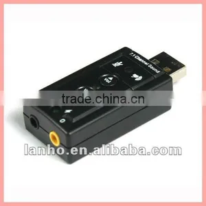 USB External 7.1 Channel Audio Device Sound Card Adapter For Laptop PC Computer thumbnail-1