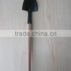 Iron Sapde With Wooden Handle Garden Tool Wooden Rake Wooden Shovel Wooden Spade thumbnail-1