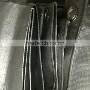 PE Rainproof Woven Mesh Tarp Design for Wedding,aluminum Eyelet Outdoor Tent Tarp Fabric thumbnail-3