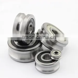 V-groove Ball Bearings Wheel Straightening 634ZZV0.7-90 625ZZV-2.4-120 for Correcting Cable thumbnail-1