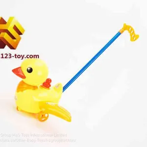 HS Group Ha'S HaS Toys Hand Push Toys Duck Bird Flower Wheel Car Motorbike for Kids thumbnail-1