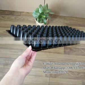 High Quality 105 Cell PS Plastic Plug Seedling Nursery Growing Tray for Gardening Seed Germination thumbnail-3