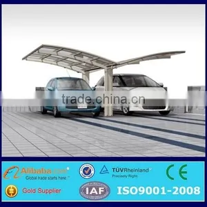 Low Cost Good Transparency Prefabricated PVC Car Shed/carport thumbnail-2